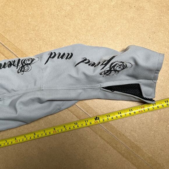 Speed & Strength Gray Motorcycle Jacket Women Size 2XL *no pads* - Picture 7 of 9